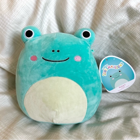 Squishmallows Other - BNWT 7.5” Robert the Frog Squishmallow 🐸